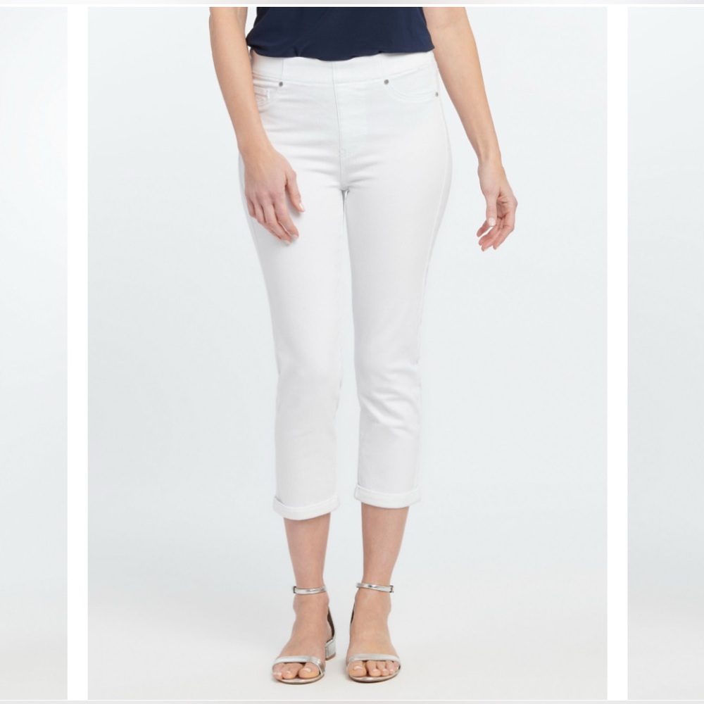 NIC+ZOE. Chloe Crop Rolled Cuff Jean